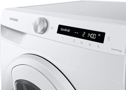 WW90T554DTW/S3 Lave-Linge - Addwash™, Série 5, 9 Kg, Blanc, Technologie Ecobubble™, Intelligence Artificielle, Classe A