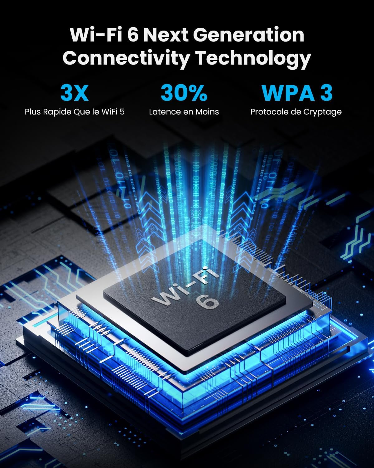 2K (3MP) Camera Surveillance Wifi Exterieure Sans Fil Solaire | Détection Humaine IA, Nocturne Couleur, Recharge Faible Luminosité, Installation Facile, Wifi 6, Sans Abonnement, 2 Pièces