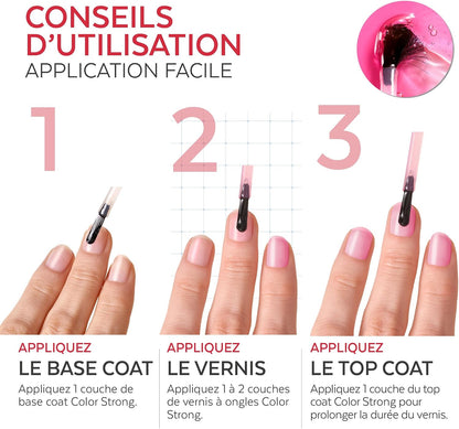 Vernis Durcisseur Ongles - Gloss Éclat | Répare Et Renforce Les Ongles Abîmés Et Fragilisés Par Les Vernis Semi-Permanents | Biotine, Silicium, Kératine | Développé Par Un Podologue En Suisse