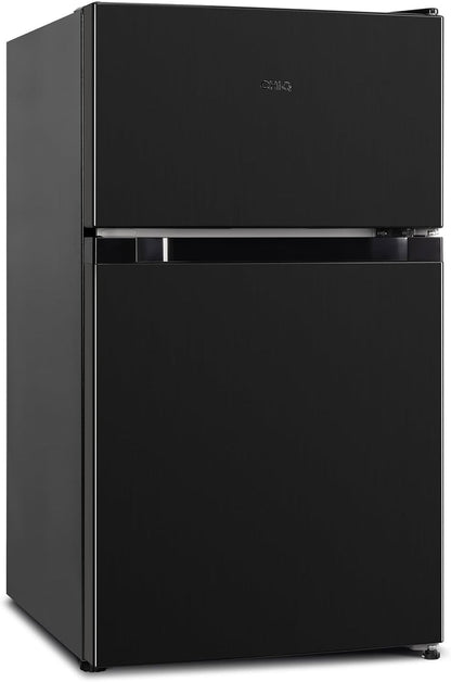 FTM86L4E Réfrigérateur Congélateur, 86 L (61/25), Petit Réfrigérateur Avec 2 Portes, Congélation 4 Étoiles, Casier À Bouteilles, Thermostats Réglables, Faible Bruit, Foncé 2023