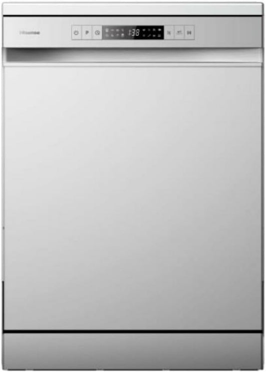 Hisense HS622E10X Lave-Vaisselle, Capacité 13 Services, 60 Cm, Programme ECO, Silencieux, 2, Filtre Autonettoyant, Compteur Numérique