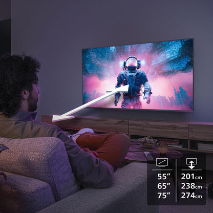 Philips 65MLED810 Mini LED 4K Smart TV - Écran 65 Pouces Avec P5 Perfect Picture Engine Ultra HD, Titan OS, Dolby Vision Et Son Dolby Atmos