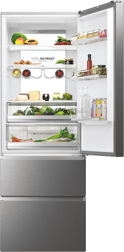 R�FRIG�RATEUR COMBIN� 343+120L CLASSE D PLATINIUM INOX