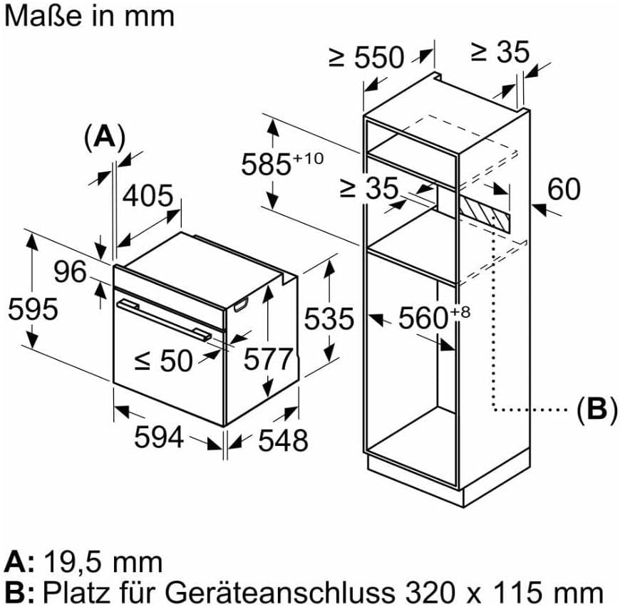 Four Encastrable Pyrolyse B6ACH7AN0 N50
