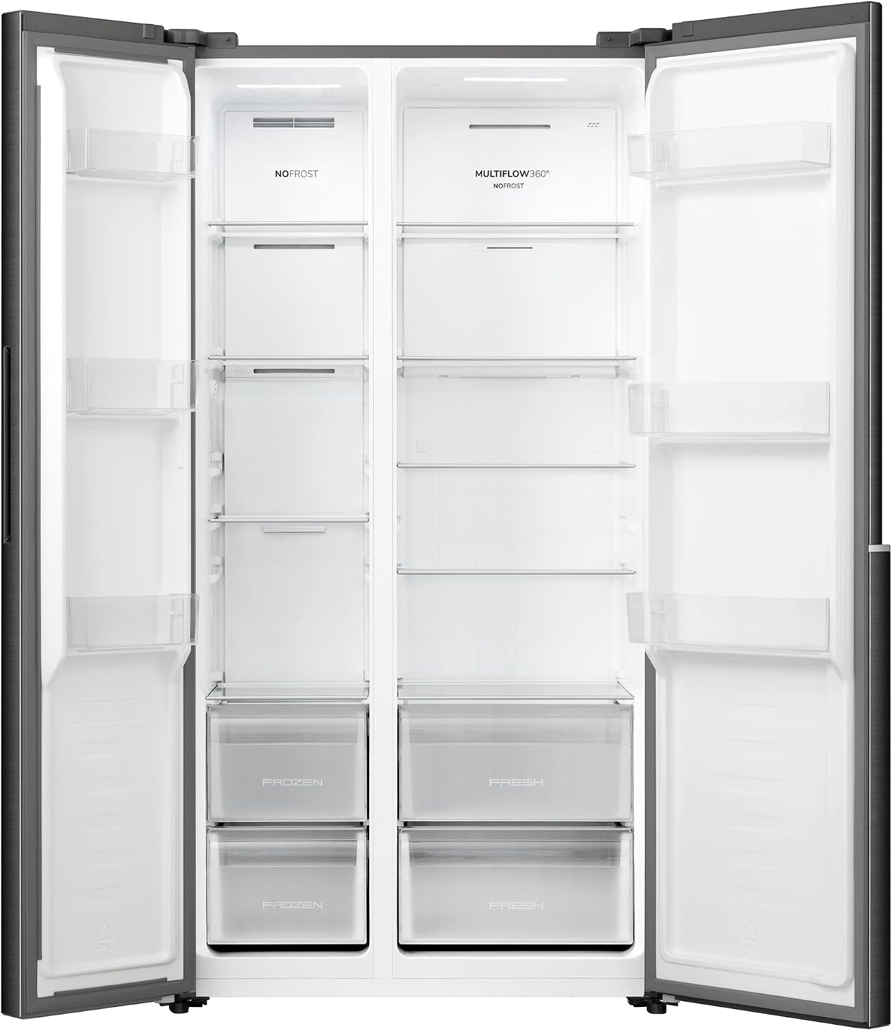 NRS917E41BX Réfrigérateur-Congélateur Autonome 544L 39 Db Classe D'Efficacité Énergétique : E/Nofrost Plus/Ecomodus/Multiflow 360°/Crispzone/Fastfreeze/(L X H X P) : 91,1 X 178,6 X 61,5 Cm
