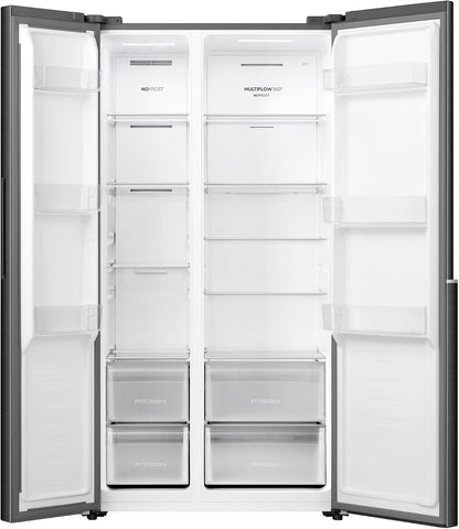 NRS917E41BX Réfrigérateur-Congélateur Autonome 544L 39 Db Classe D'Efficacité Énergétique : E/Nofrost Plus/Ecomodus/Multiflow 360°/Crispzone/Fastfreeze/(L X H X P) : 91,1 X 178,6 X 61,5 Cm