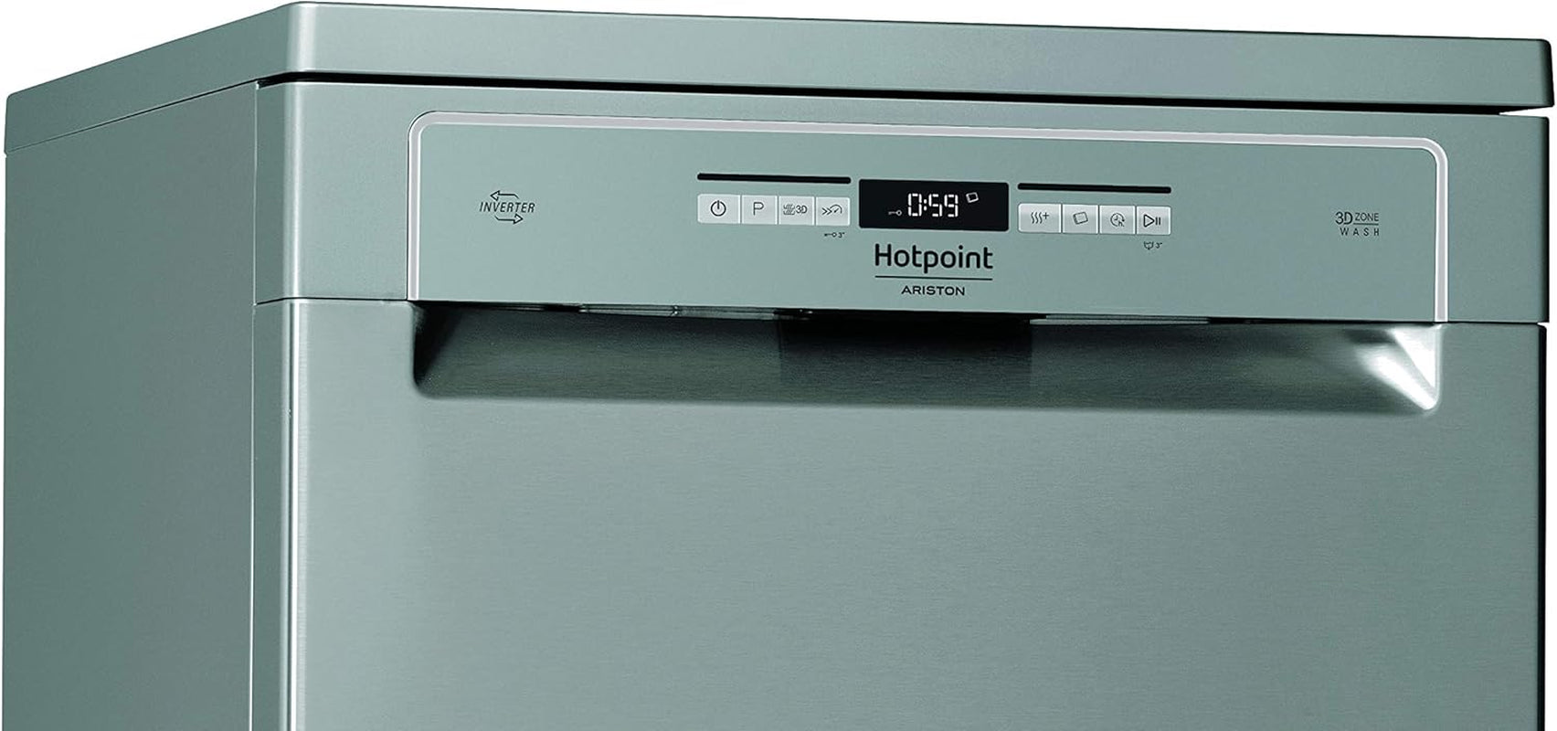 Hotpoint HFO 3O32 CW X Lave-Vaisselle 60Cm À Libre Installation, D Inox