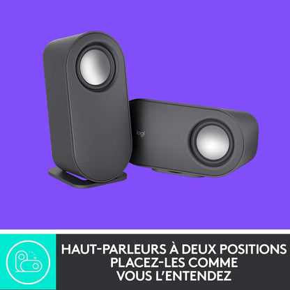 Z407 Haut-Parleurs Bluetooth Pour Ordinateur Avec Caisson De Basses Et Contrôle Sans Fil, Son Immersif, Audio Premium Avec Plusieurs Entrées Et Haut-Parleurs USB - Noir