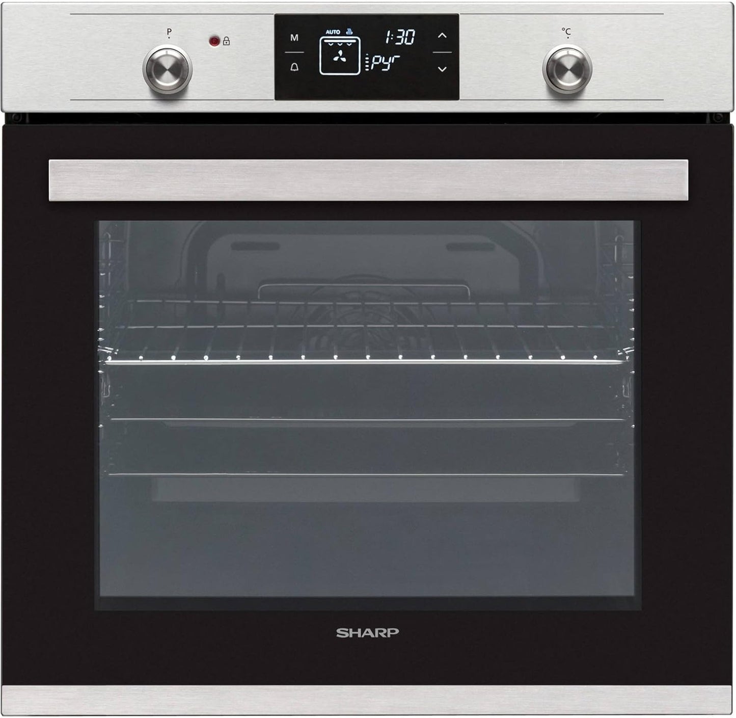 Four Encastrable Pyrolyse  K71V28IM2 - Four Pyrolyse Inox - Multifonction - Chaleur Tournante Ou Pulsée - 78 Litres - Porte Froide (4 Vitres) - Rails Télescopiques - Classe Énergétique A
