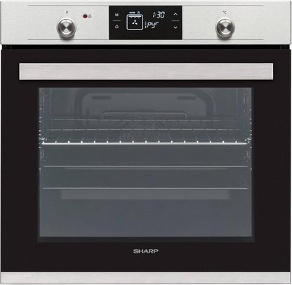 Four Encastrable Pyrolyse  K71V28IM2 - Four Pyrolyse Inox - Multifonction - Chaleur Tournante Ou Pulsée - 78 Litres - Porte Froide (4 Vitres) - Rails Télescopiques - Classe Énergétique A