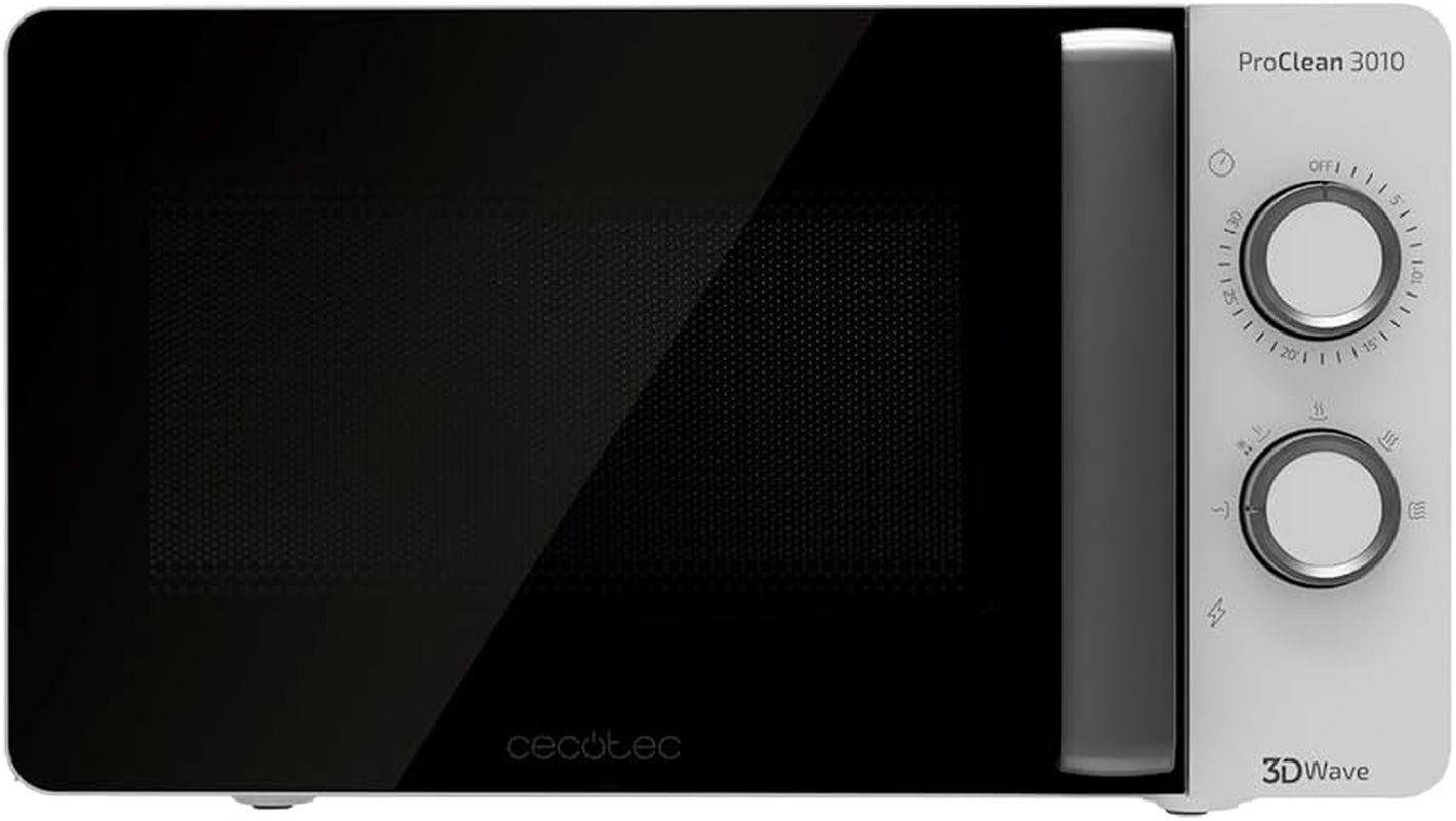 Micro-Ondes Proclean 3010. Capacité De 20 L, Revêtement Ready2Clean, 700 W De Puissance, 6 Niveaux De Fonctionnement, Minuterie 30 Minutes, Mode Décongeler, Finition En Blanc.