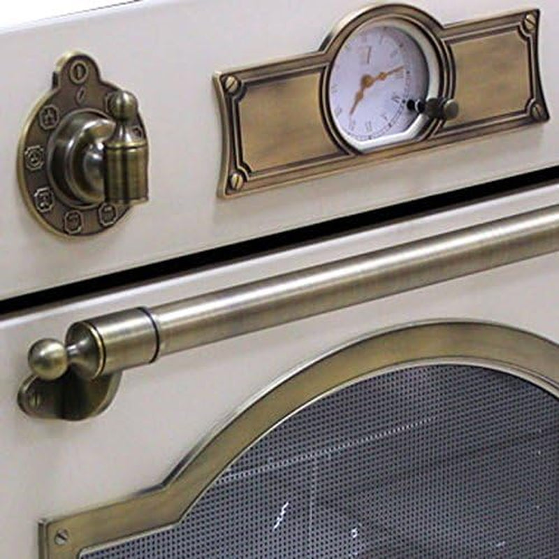 EH 6355 Elfem Four Encastré Électrique 67L + KCT 7795 Elfem Plaque De Cuisson À Induction 77 Cm - Ivory/Luxe/Rétro/8 Fonctions/Autosuffisant