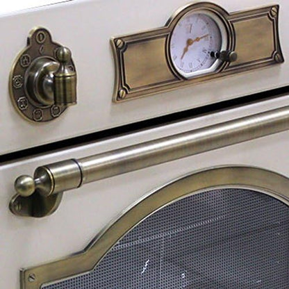EH 6355 Elfem Four Encastré Électrique 67L + KCT 7795 Elfem Plaque De Cuisson À Induction 77 Cm - Ivory/Luxe/Rétro/8 Fonctions/Autosuffisant