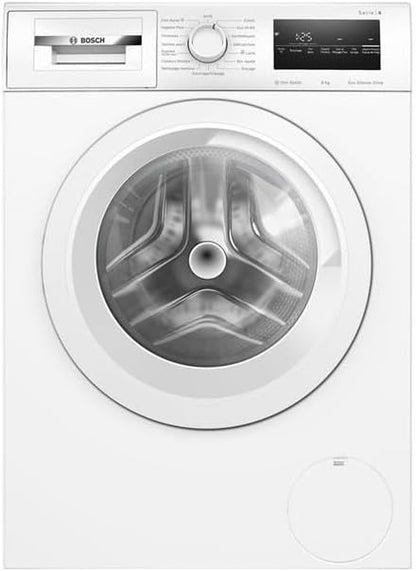 Bosch WAN28258FR Série 4 - Lave-Linge, Silentpowerdrive | Blanc, 8 Kg, 1400 Trs/Min, Activewater, Système Vario Drum, Rinçage Plus, Speed Perfect