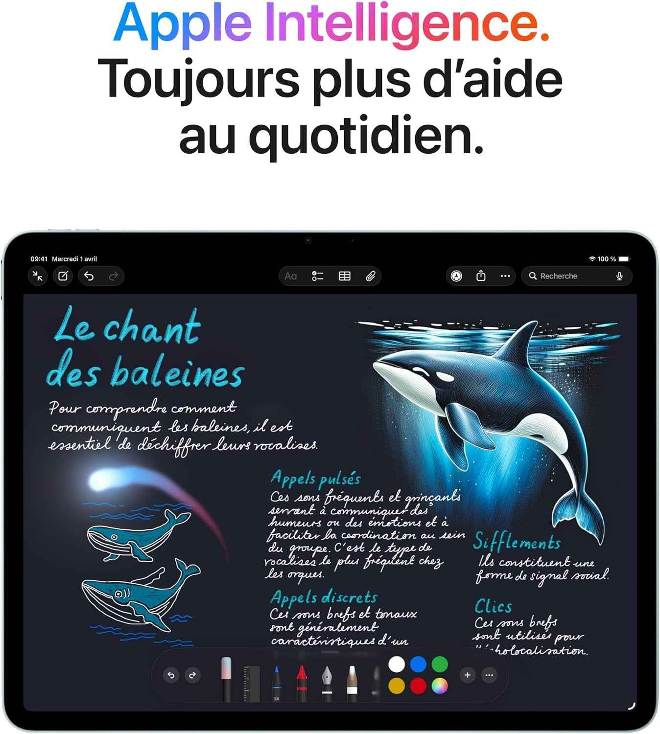 Ipad Air 11 Pouces (M4) : Écran Liquid Retina, 128 Go, Caméras Avant/Arrière 12 MP, Wi‑Fi 7 Avec  N1, Touch ID, Autonomie D’Une Journée – Gris Sidéral