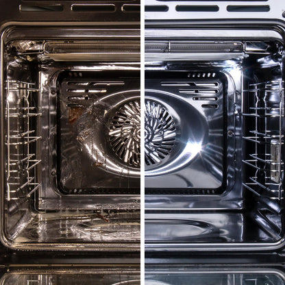 Four Encastrable 60Cm Bolero Hexa SM406000 Glass Grey A+. 2900W, 72L, 12 Fonctions Avec Steak Master, Pizza Master, Steam Assist, Steam Easyclean, Mode Eco Et Décongélation, Electronic Timer