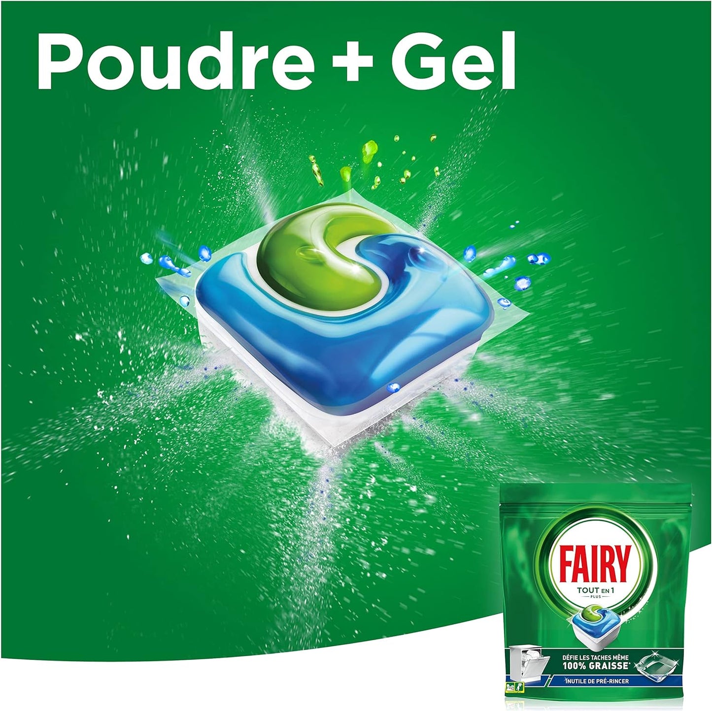 Original Tablettes Lave-Vaisselle All in One, Regular, 84 Capsules, Efficaces Même Sur La Graisse Incrustée, Protège Le Verre Et L'Argent