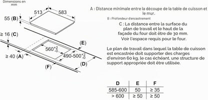 Siemens EH645BFB6E Stiftung Warentest Testsieger*, Iq300, Plaque De Cuisson À Induction, 60 Cm, Noir, Avec Cadre, Touchcontrol, Powerboost, Minuterie, Sécurité Enfant