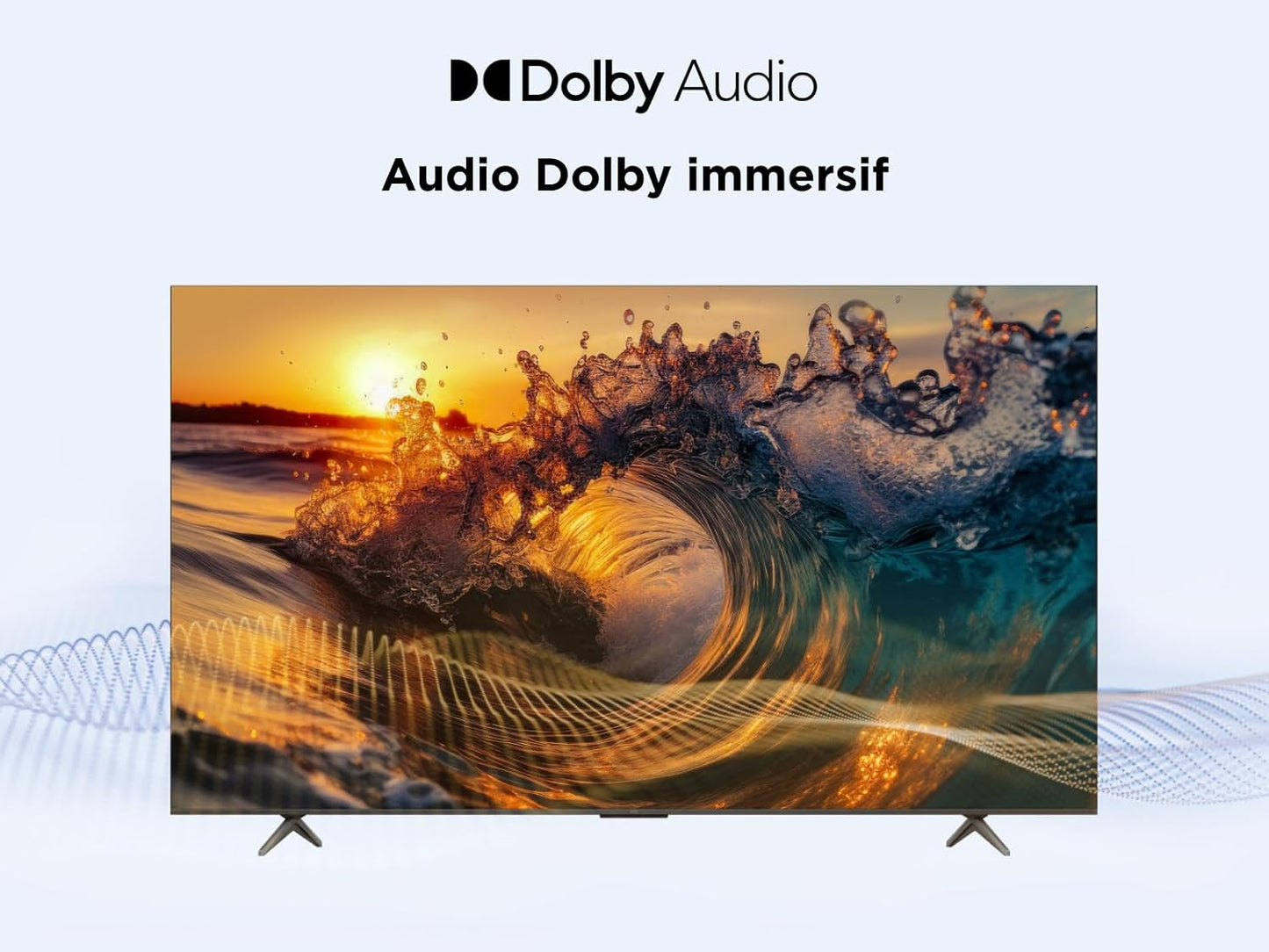 TCL 40V5C – TV QLED Direct LED Smart Full HD 40" Avec Android TV​ & HDR - Compatible Avec Google Cast & Google Home, Design Mince