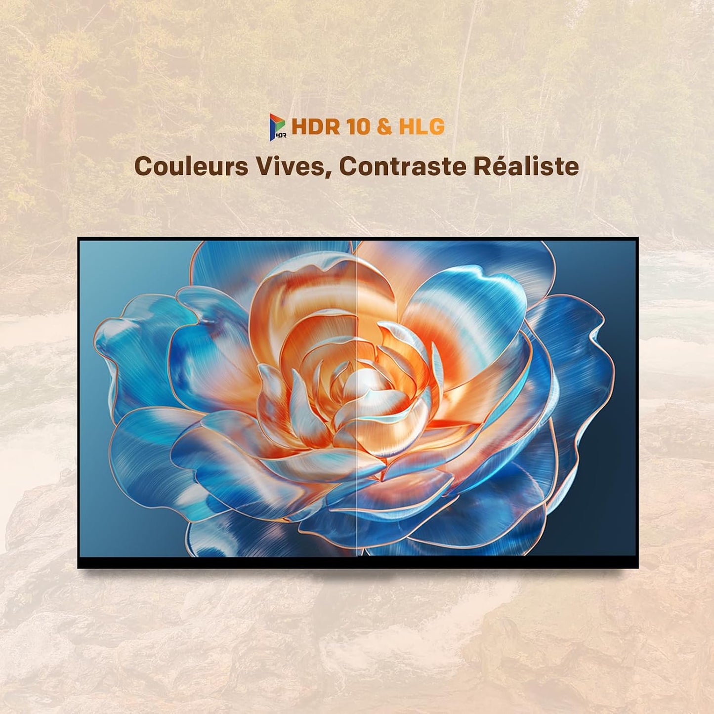 40 Pouces (100 Cm) Smart TV FHD Television LED, QLED, HDR 10 Dolby Audio Bluetooth 5,1 Tuner DVB-T/T2/C/S/S2 CI+ Low Blue Light, 1.5GB (40CTQH38Z, 2026 Nouveau Modèle)