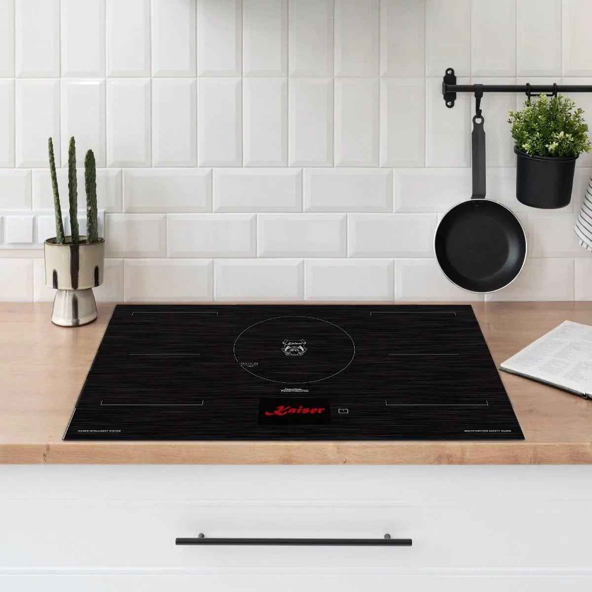 KCT 9140 FI Plaque De Cuisson À Induction, 90 Cm, Zone Libre Avec 2 Zones À Induction Flex, Écran TFT, Fonction Keep Warm, Plaque De Cuisson À Induction, Nouvelle Génération En Gris Graphite
