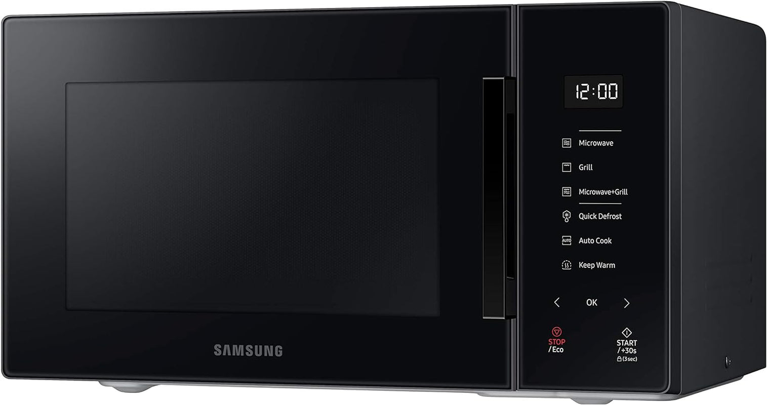 MG23T5018AK Four À Micro-Ondes, 23 L, 1100 W, Cuisson Automatique Et Home Dessert, Design Verre, Noir