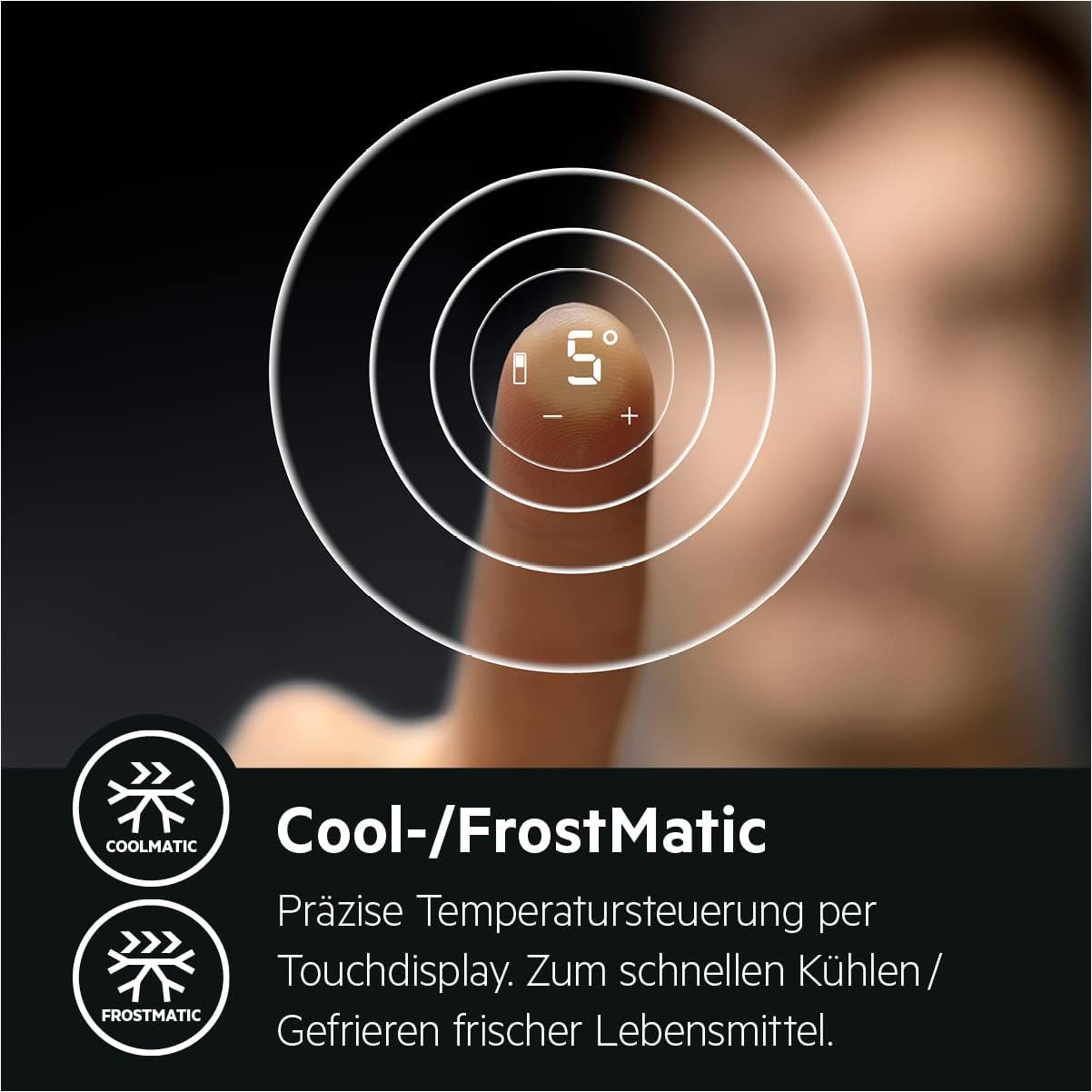 RCB736D5MB Réfrigérateur-Congélateur Autonome/Série 8000 Avec Cooling 360° / 2010 Mm/Partie Congélateur En Bas / 366 L/Nofrost/Couleur : Black Stainless Steel, Côtés Gris Foncé/D