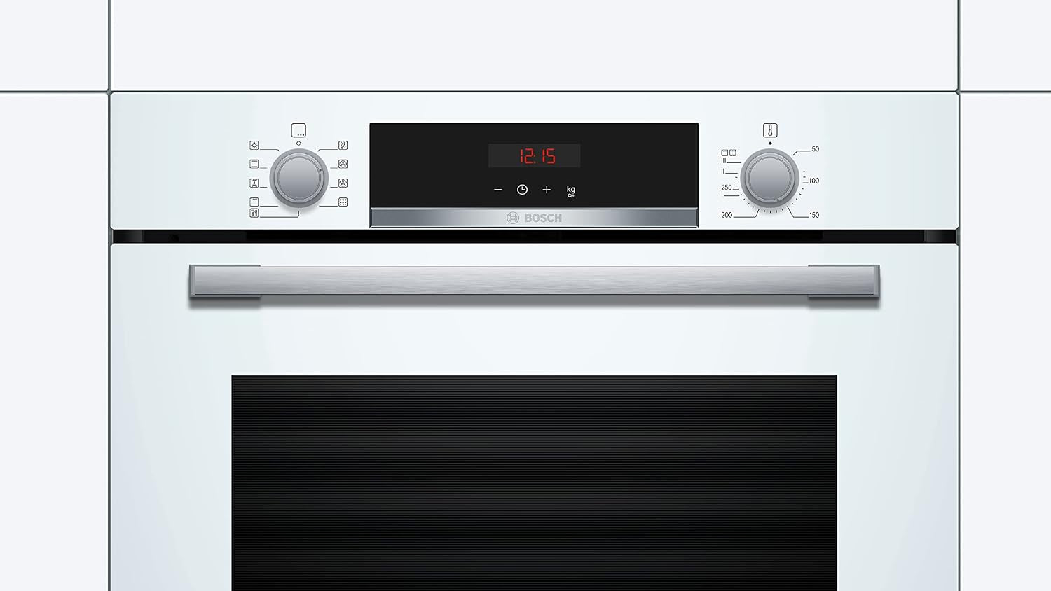 HBA573BV0 Four Intégrable Série 4 - Four Multi-Fonctions - Pyrolyse - 3600 W - Grande Capacité De 71L - Blanc