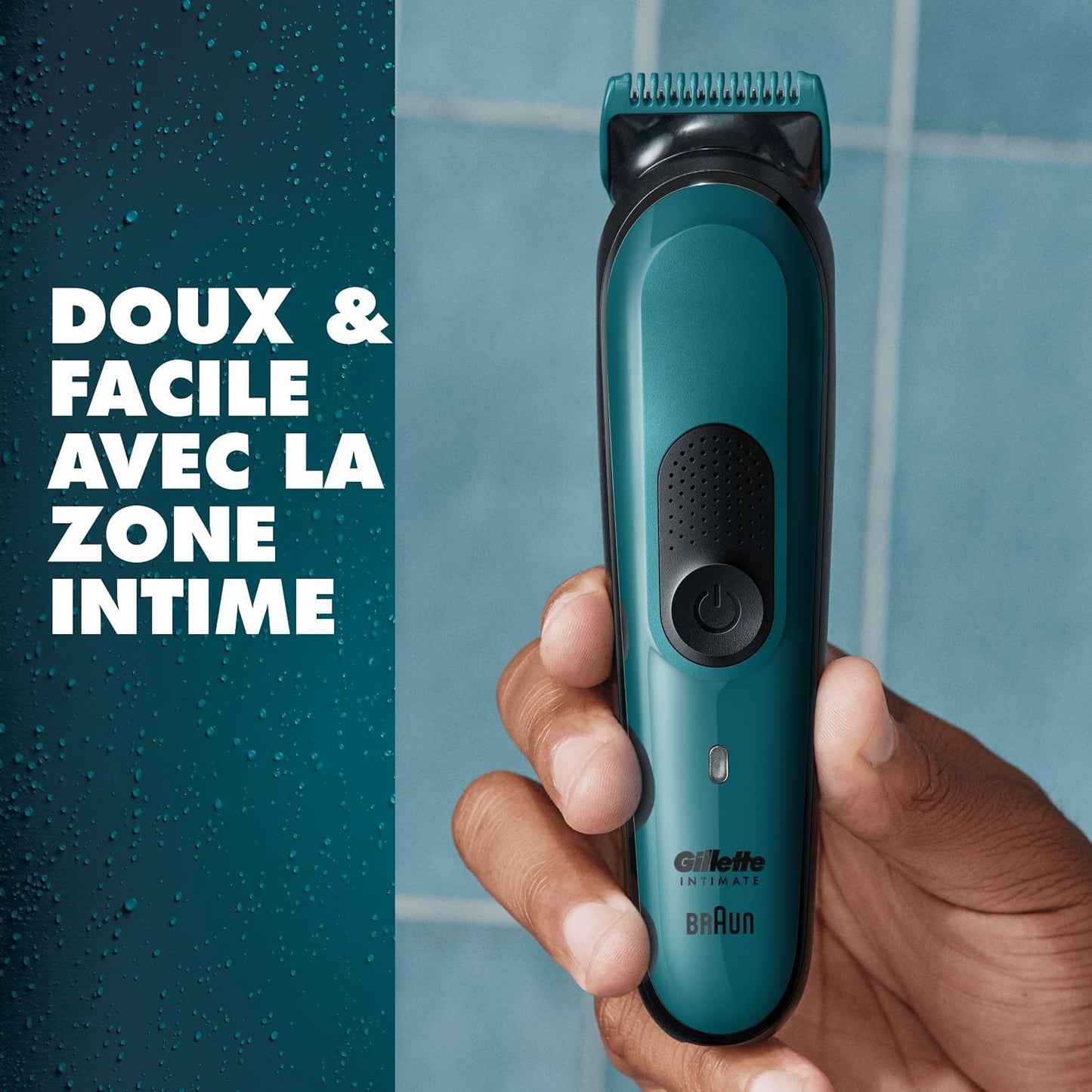 Intimate Tondeuse Electrique Pour Homme | Conçue Pour La Zone Intime, Pour Tailler Facilement, Lames En Métal