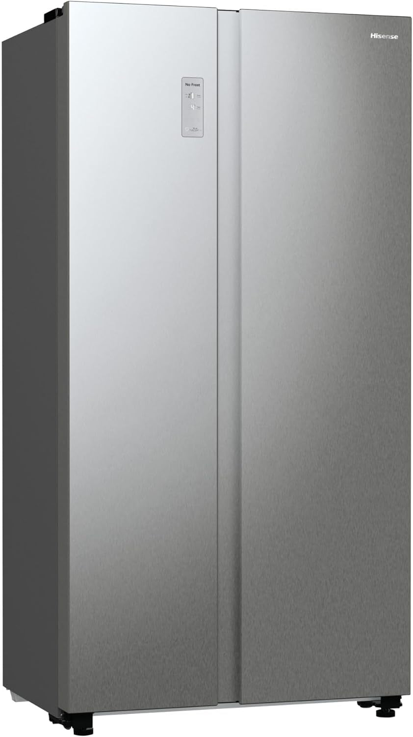 Hisense RS711N4ACE Frigo Américain a Encastrer/À Poser Acier Inoxydable 550 L A+