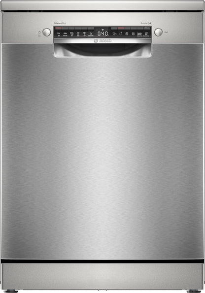 SMS4ETI00E- Série 4 - Lave-Vaisselle Pose-Libre - 60 Cm - 13 Couverts - Silence plus 44 Db - Acier Inox