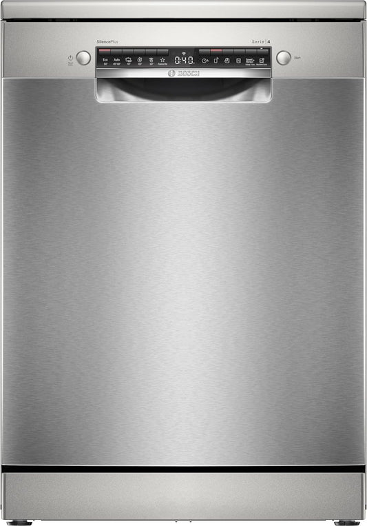 SMS4ETI00E- Série 4 - Lave-Vaisselle Pose-Libre - 60 Cm - 13 Couverts - Silence plus 44 Db - Acier Inox