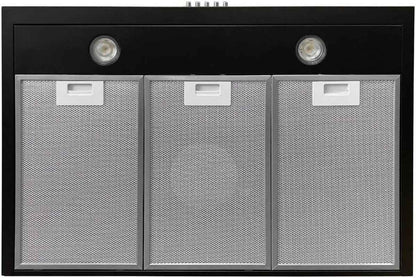 GCH C 147 BL 7 N Hotte Aspirante Murale Noir 70 Cm 1000 M³/H