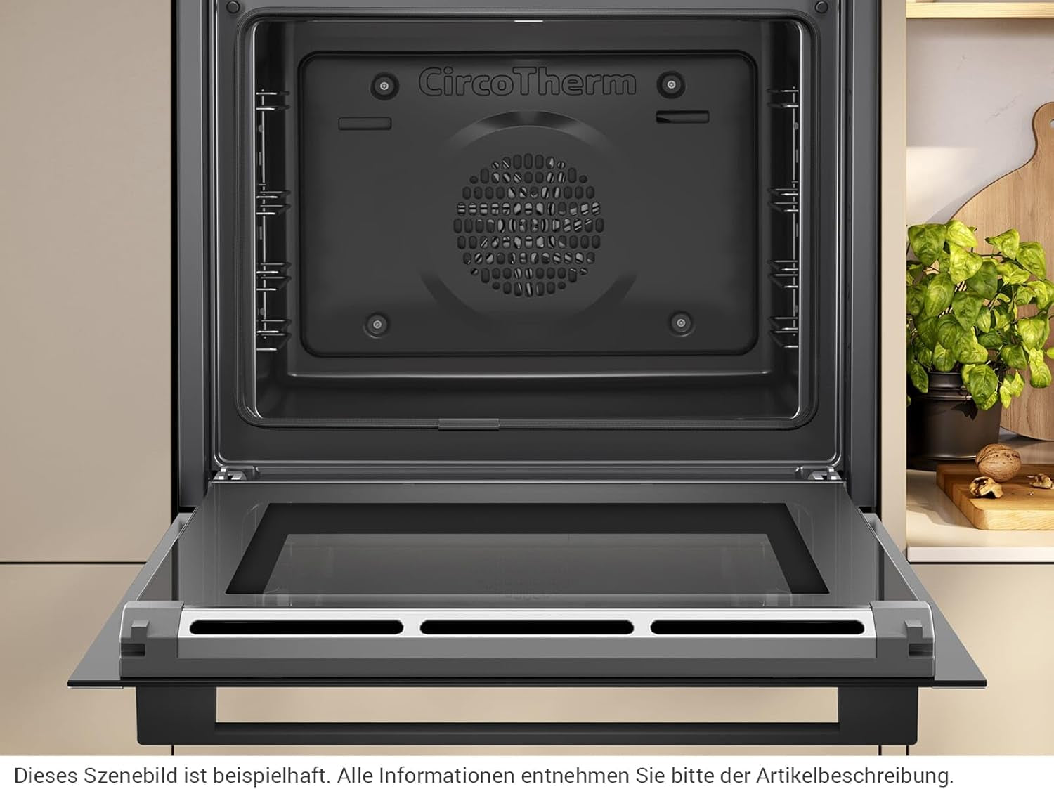 Neff B2CCG6AK0 N30 EEK: a Einbaubackofen, 60 Cm Breit, 71 L, Pyrolytisch+Hydrolytisch, Led-Display, Grill, Circotherm, Kindersicherung, Schwarz