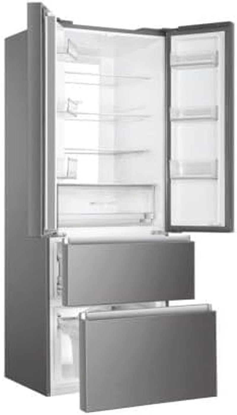 HB 17 FPAAA Réfrigérateur-Congélateur Autoportante 446 L E Acier Inoxydable