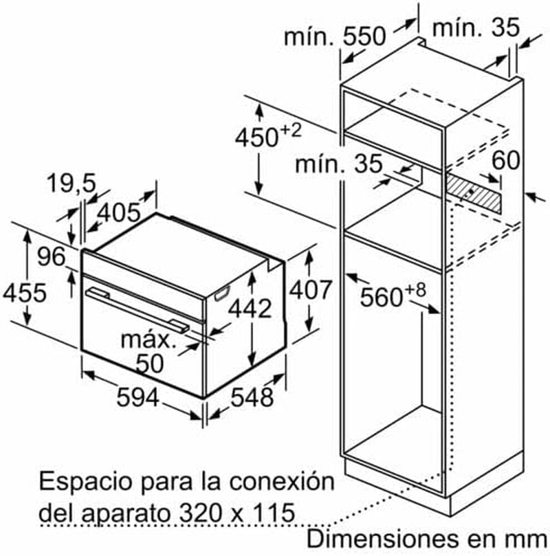 Four Compact Balay 3CB5151B2 47 L