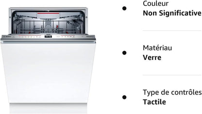 SMV6ECX93E - Série 6 - Lave-Vaisselle Tout Encastrable - Home Connect - 13 Couverts - Silence plus 40 Db
