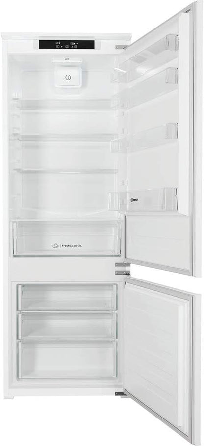 INDESIT Réfrigérateur Congélateur Encastrable IND401, 400 Litres, Air Brassé, Largeur 69Cm,