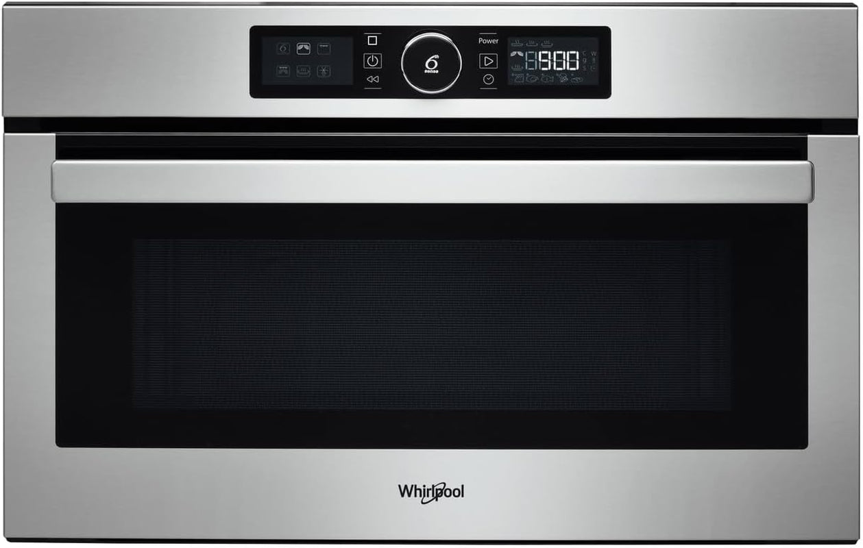 Whirlpool Micro Ondes Grill Encastrable AMW730IX - Integrable Inox - 31 Litres - 1000 W [Classe Énergétique B]