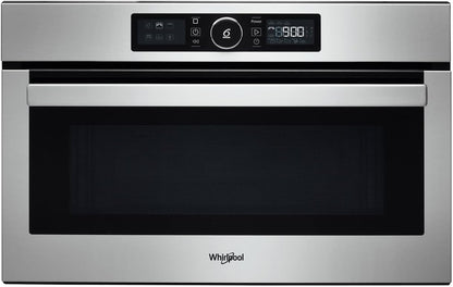 Whirlpool Micro Ondes Grill Encastrable AMW730IX - Integrable Inox - 31 Litres - 1000 W [Classe Énergétique B]