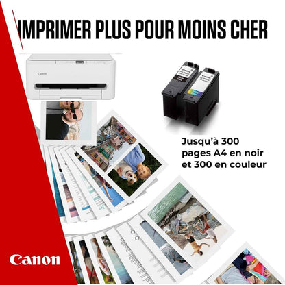 Canon PG-585XL + CL-586XL Fine Cartouches D'Encre D'Origine + Papier Photo | 10,3 Ml + 14,1 Ml D'Encre Véritable Et Papier Photo – Pour PIXMA Tr4755I, Ts3750I, Ts4150I, Ts6550I, Ts7650I Et plus Encore