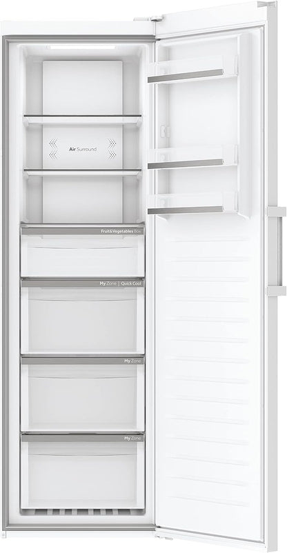 H3R-330WNA Réfrigérateur/Efficacité Énergétique : Classe A/Compresseur Inverter/Tri Zone/Volume Utile 330 L/No Frost/Commande Électronique/Blanc
