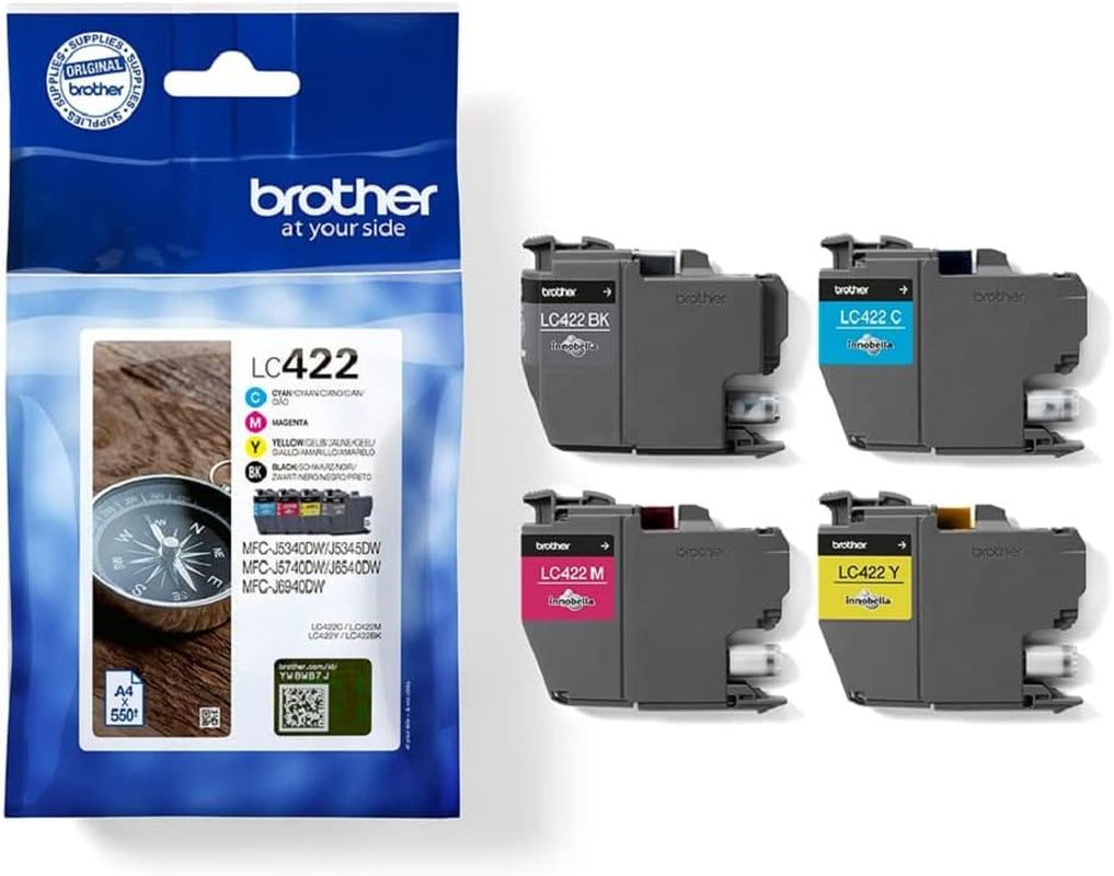 LC422VAL - Pack De Cartouches D'Encre Originales (4 Couleurs)