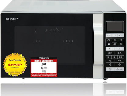 R-860S Micro-Ondes Combiné 25 Litres À Plateau Fixe - Argent