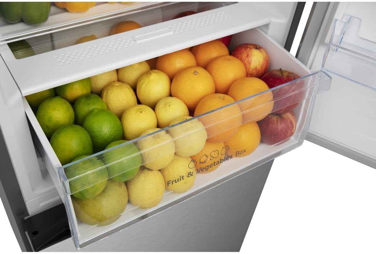 RB440N4ACA - Réfrigérateur Combi, Classe A, Capacité 336 L, Multi-Air Flow, Micro Vents, Refroidissement Rapide, Total Sans Gel, Porte Réversible, Inox