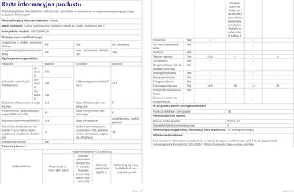 - REF TABLE TOP INT  CRU164NE/N