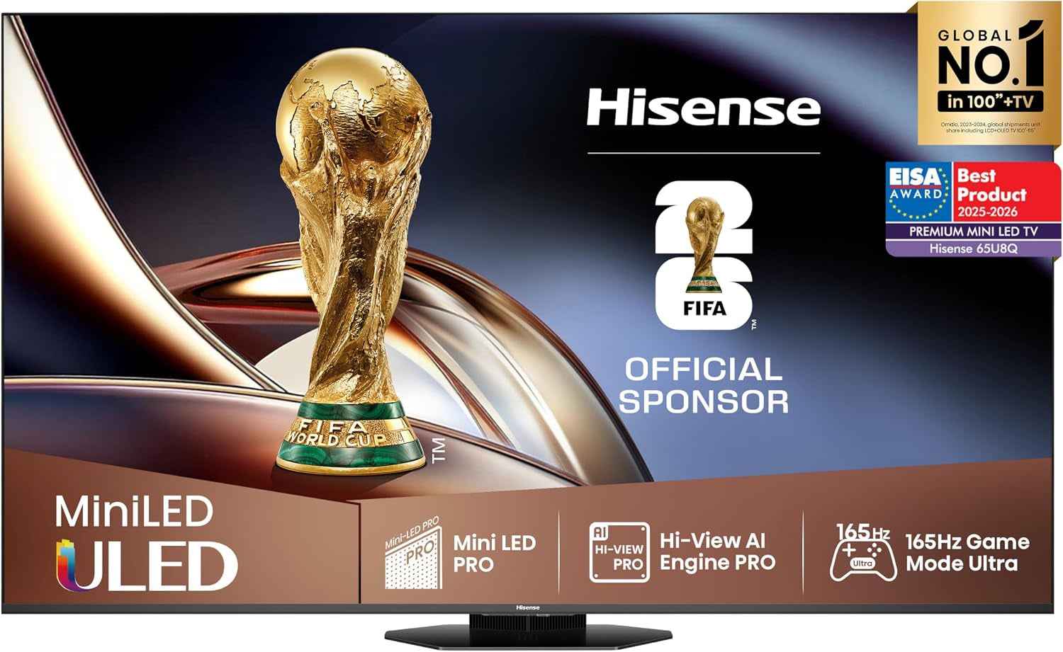65 U8Q MINI LED 4K UHD SMART 165HZ