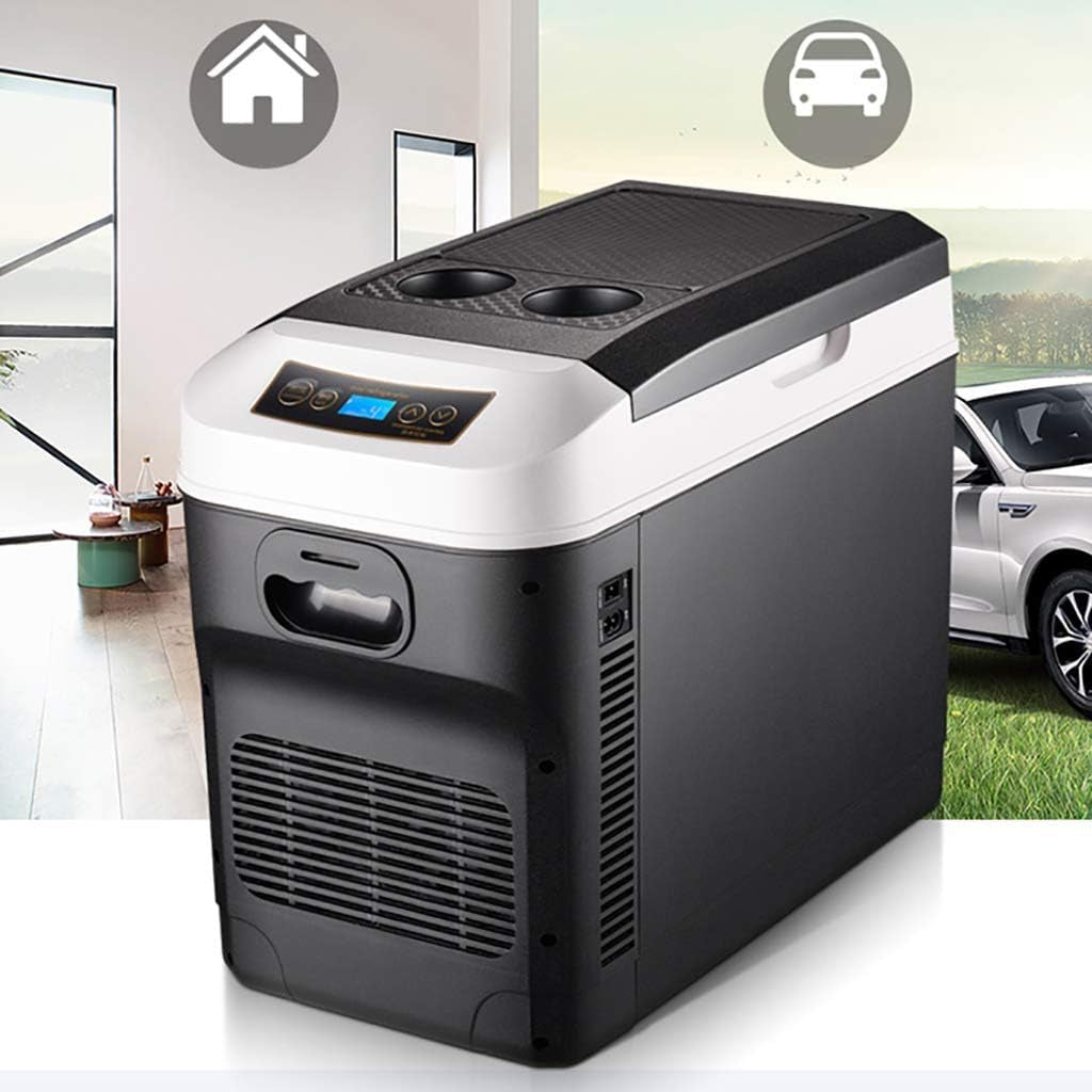 XXRUG Mini Voiture Réfrigérateur, 28 Litres Dual-Core De Réfrigération Mini Portable Compresseur Réfrigérateur Congélateur Chambre Température Minimale, Caravane, Bureau