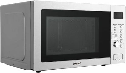 - SE2500X - Micro Onde Pose Libre - 900W - 25L - Cavité Peinte - Minuterie 60 Minutes - 8 Programmes Automatiques - PT 31,5Cm - Inox