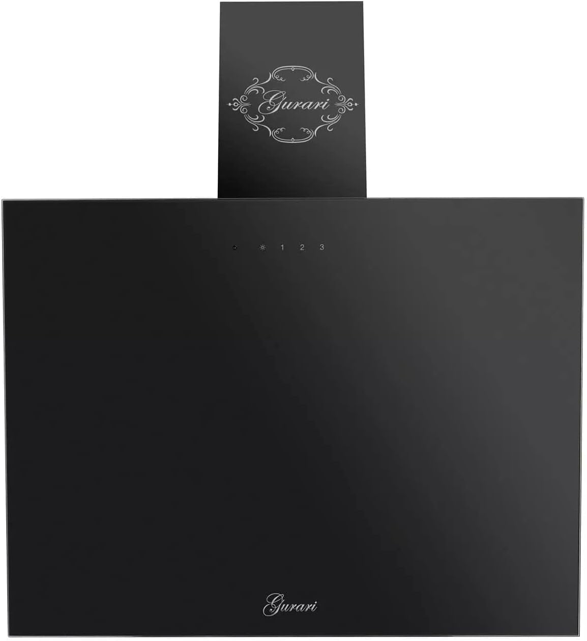 Hotte Aspirante 80 Cm - 286,8 BL Prime - Noir - Verre - Hotte Murale - Air Convection/Évacuation - Hotte Aspirante - 1000 M³/H - Avec Télécommande - Classe A